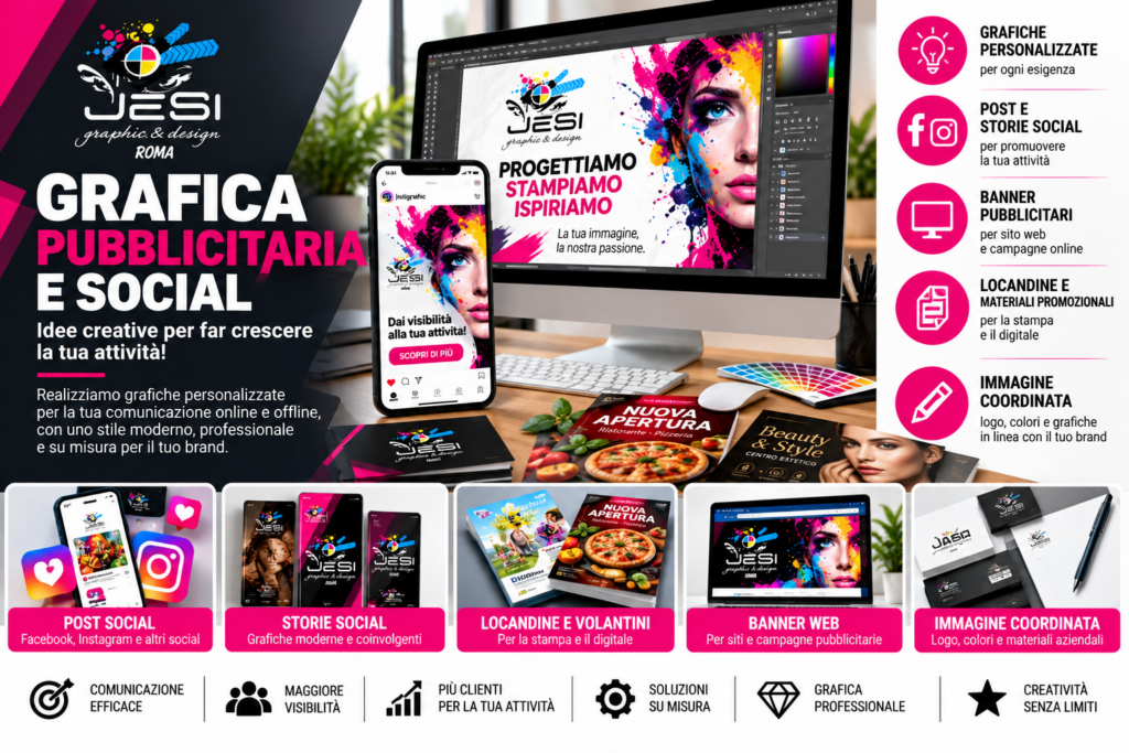 Grafica pubblicitaria e social