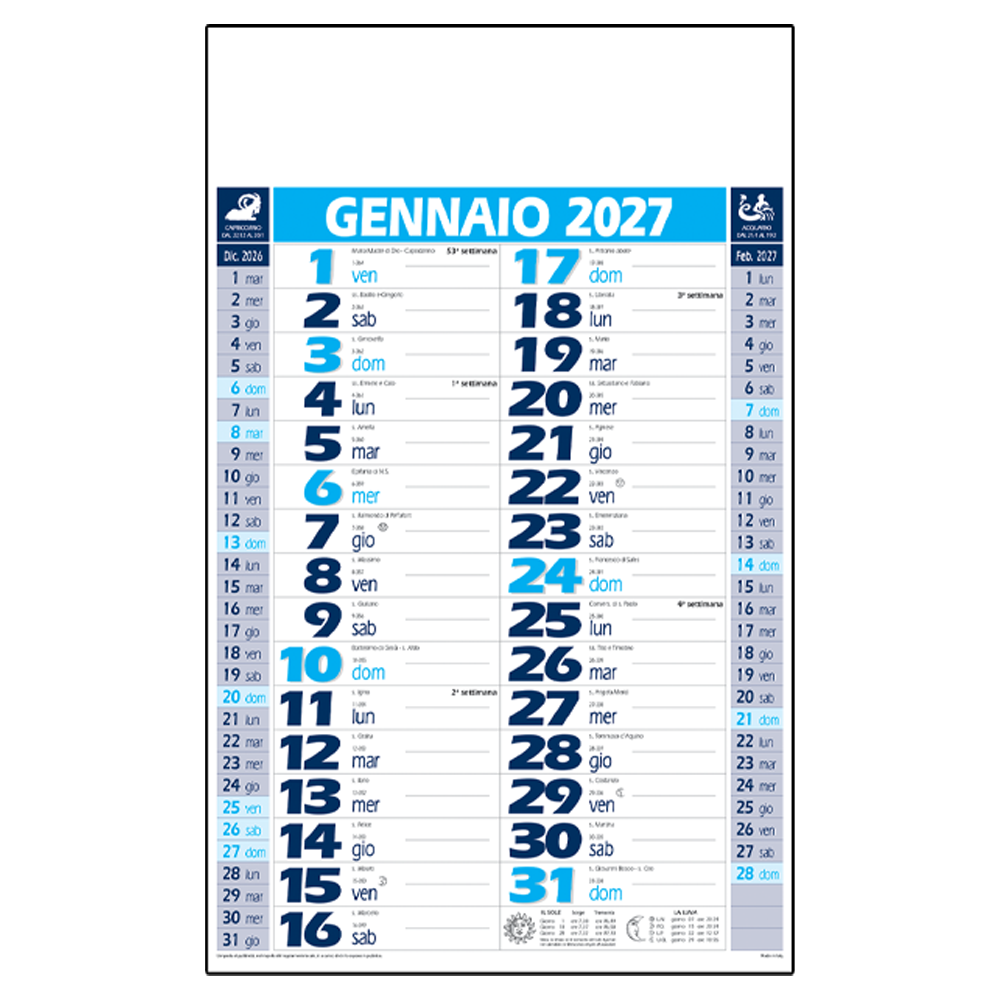 Calendario 2027 RC4483 - immagine 2