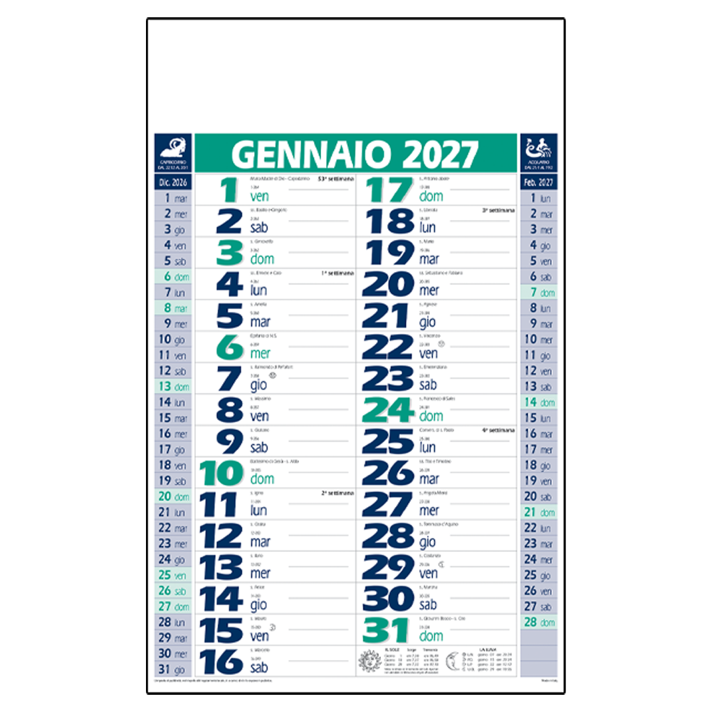 Calendario 2027 RC4483 - immagine 3