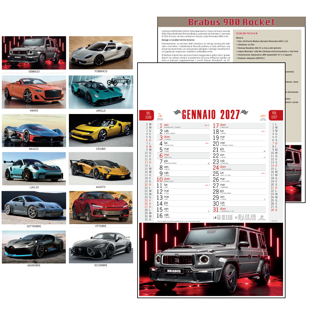Calendario 2027 RC5000